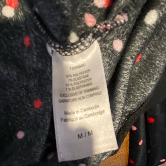 KATE SPADE Womens Velour Polka Dot Pajama Top Long Sleeve Velvet Loungewear - Picture 10 of 10